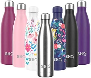 SHO Stainless Steel Double Walled Thermos BPA-Free, Volcanic Red 2.0 - Powder Coated 750ml