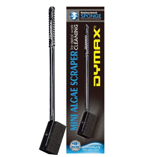Dymax Nano Aquarium Mini Algae Scraper, Black