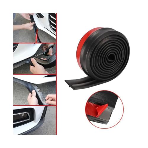 Faldones laterales de coche, tira de goma protectora universal y moldura exterior de 1m 5