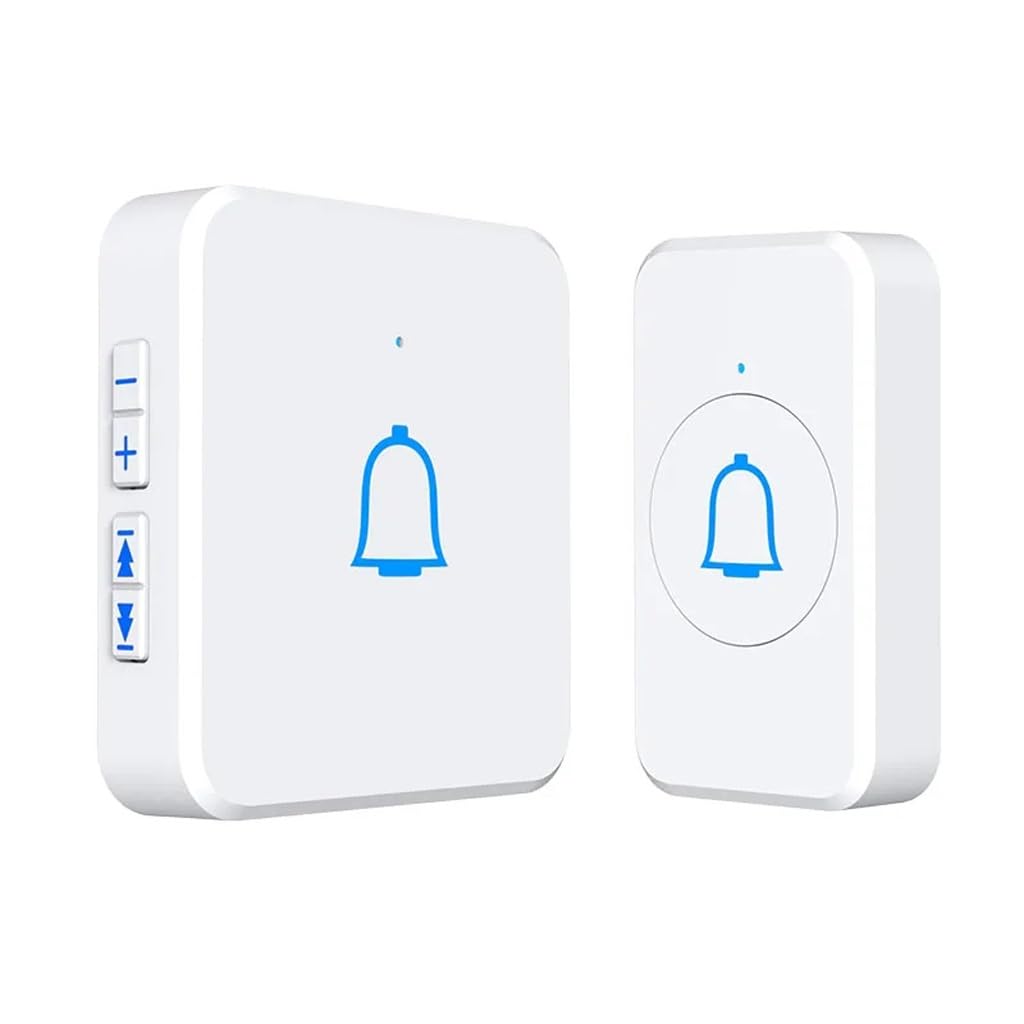 Mobygkfy D Waterproof Oorbell Outdoor Smart Home Oor Bell Chime Kit Le Flash With 56 Tones House Chimes Receiver
