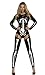 Forplay Women's ML Snazzy Skeleton, Black, Medium/Large