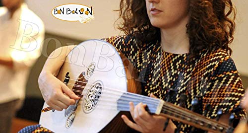 Egyptian Professional 10 Oud Strings Guitar Copper Plated Wound Nylon Oud + 2 Pcs Pyramid Professional Standard Oud Pick Picks Plectrum Ud Risha Reeshe Germany Oudh Musical Instrument Accessories