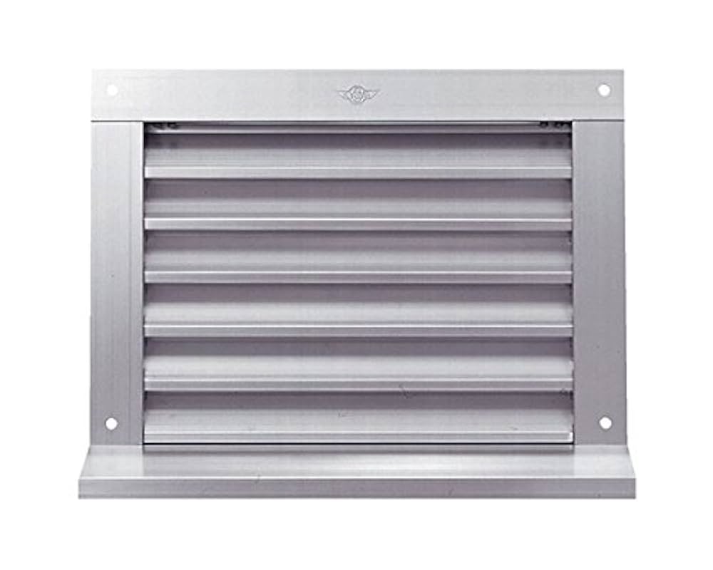 Amazon | 新協和 角型ガラリ 水切付 網付 SAG-200x400 シルバー