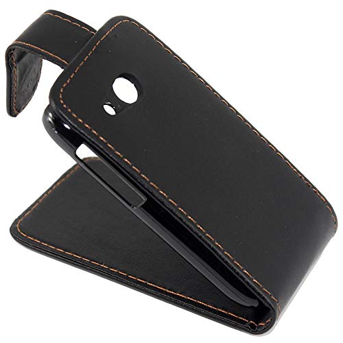 ebestStar - Coque Compatible avec HTC Desire C, A320 Etui Housse PU Cuir à Rabat, Protection Anti Choc Rabat Flip, Noir