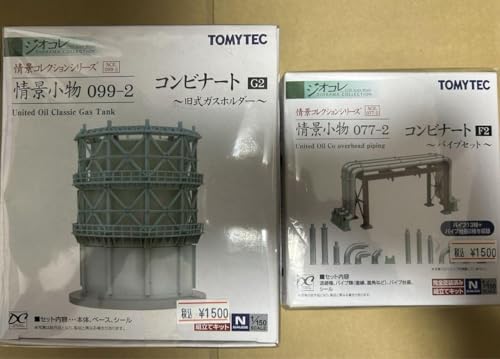 Tomytec Geo-Colle Combinaison Lot de 2 structures miniatures japonaises