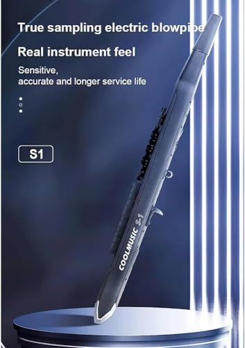 Coolmusic Mini-Saxophon-Instrument, digitales Saxophon-Blasinstrument mit 3 Blasempfindlichkeiten, Aerophon, digitales Blasinstrument