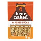 Bear Naked Granola Cereal, Vegan, 0g Added Sugar, Peanut Butter Crunch 8oz Bag (1 Bag)