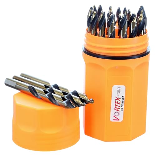 Norseman/CTD Norseman Vortex 29 Piece Drill Bit Index Blaze Orange
