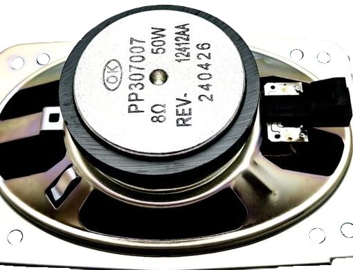 Amazon.com: PP307007 4x6 Inch Coaxial Car Speaker, 8 Ohm Impedance