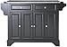 Crosley Furniture KF30003BBK Lafayette Kitchen Island with Solid Grey Granite Top, 52", Black