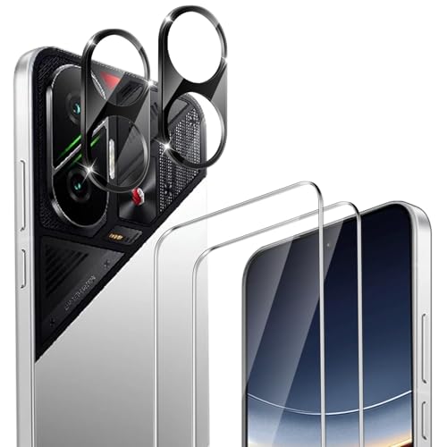 ivoler 2 Piezas Cristal Vidrio Templado Protector de Pantalla para Xiaomi Poco F7 5G, con 2 Piezas Protector de Lente de Cámara, 9H Dureza, Antiarañazos, Sin Burbujas