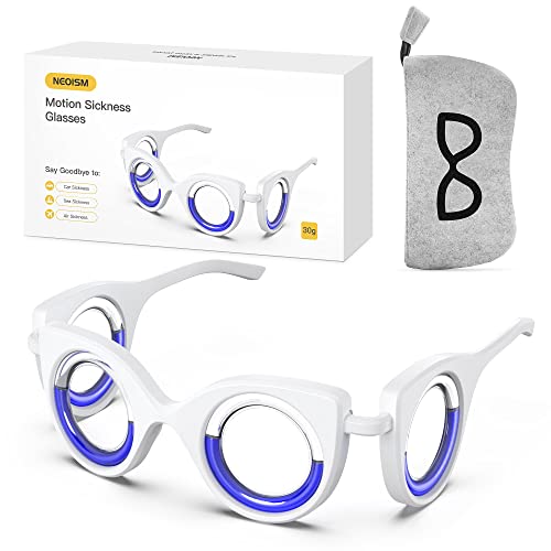 NEOISM Anti Motion Sickness Glasses Relieve Carsickness Airsickness