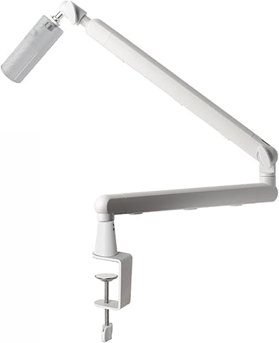 Miniatura 1 de Soporte de micrófono giratorio de 360, brazo de micrófono, brazo de micrófono de perfil bajo, compatible con tornillo de 38 pulgadas, 58 pulgadas y