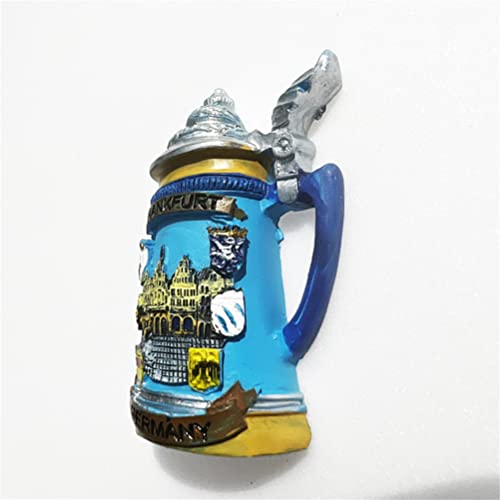 Imán decorativo para refrigerador estilo cerveza Frankfurt miniatura 4