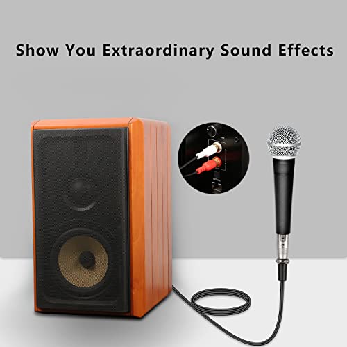 Câble XLR femelle vers 2 RCA stéréo asymétrique avec isolation renforcée - 6