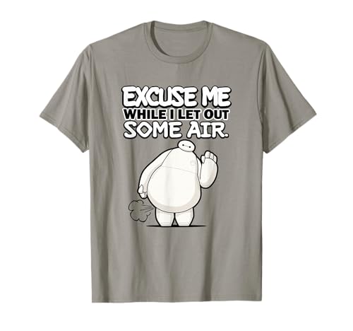 Disney Big Hero 6 Excuse Me While I Let Out Some Air Funny T-Shirt