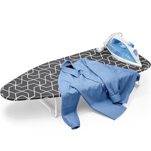 Small Ironing Board Tabletop with Metal Mesh