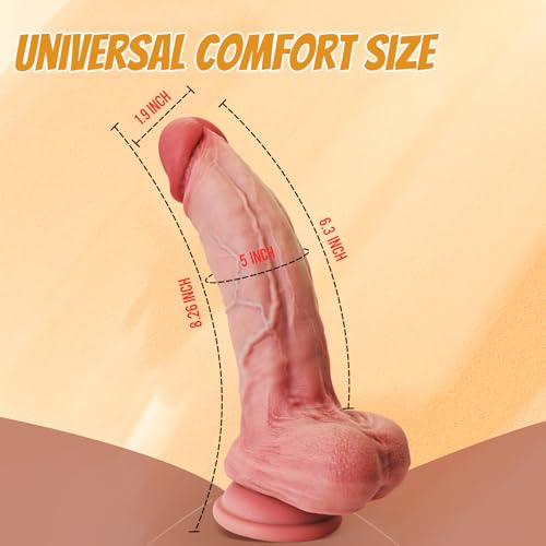 Realistic 6 3 Inch Huge Dildo Lifelike Strong Adult Toy - Image 4