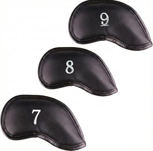Housses de club de golf magnétiques All Teed Up en cuir anti choc et faciles à ranger