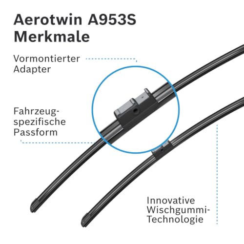 Bosch 3397118953 Wischblatt Satz Aerotwin A953S - Länge: 650/500 – Ansicht 6