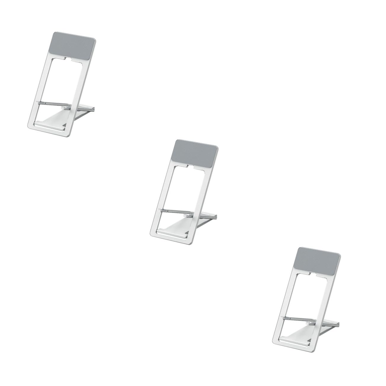 HEMOTON 3pezzi Supporto Regolabile Per Smartphone e Tablet Poggia Tavolo Multi-angolo Per Videochiamate e Visione Di Film Design Compatto e Portatile Per Casa e Ufficio