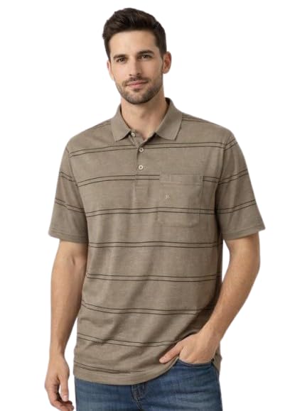 Men's Cotton Blend Polo Neck Half Sleeves T-Shirt with Pocket Comfortable, Breathable, Lightweight, Skin Friendly Fabric-picture-18