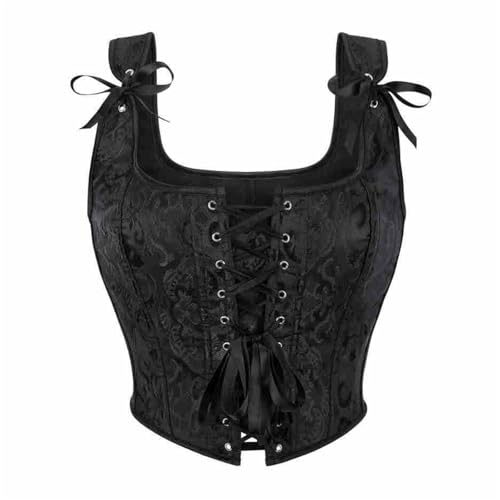 Corsage Grün, Korsett Mit Trägern, Korsett Bauchweg Vollbrust Corsage Oberteil Große Größen Corset Top Push Up Body Shaper Korsage Mittelalter...