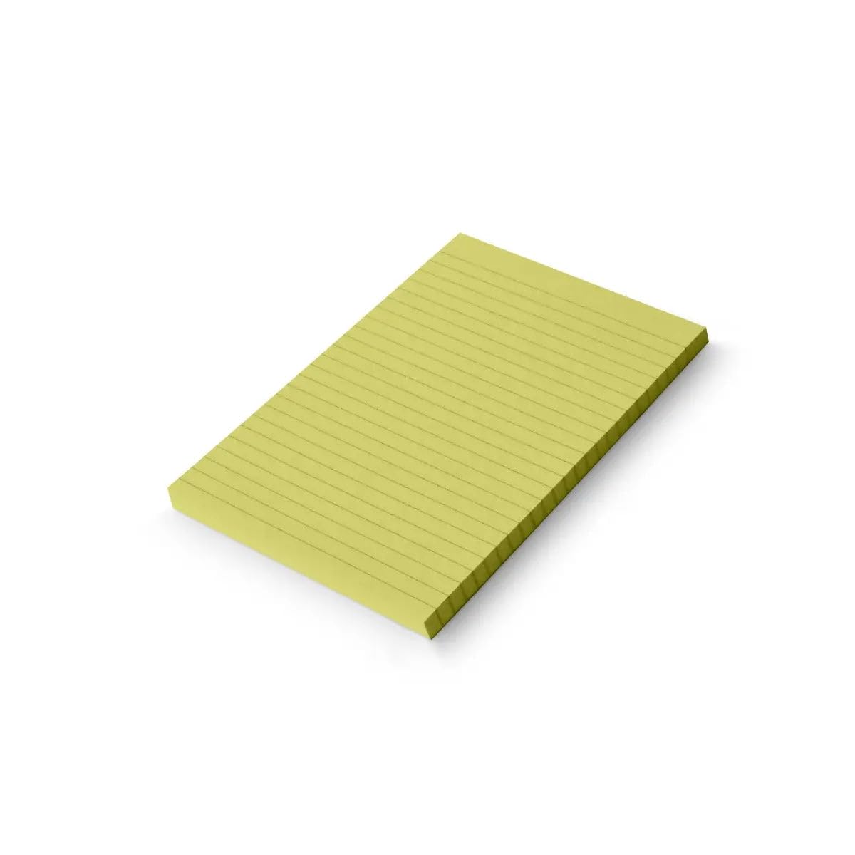 The Dyslexia Shop A5 8mm Lined Coloured Paper Refill Pad Pack of 5 / Yellow