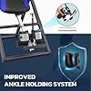 YOLEO Inversion Table for Back Pain 2026 Foldable Inversion Table w/Removable Lumbar Pad, Reversible Ankle Holders, Easy Assembly