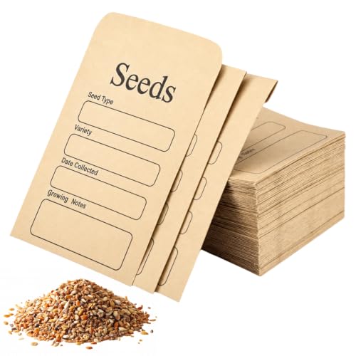 100 PCS Seed Envelopes Seed Packets Envelopes for Seed Collections