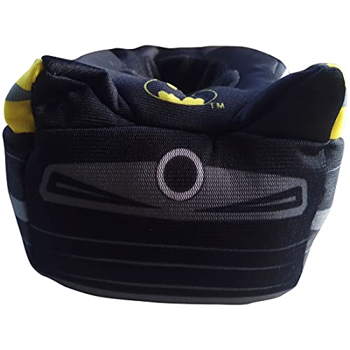 Dc Comics Boy's Batman Batmobile Slippers (Black/Yellow, Numeric_7) #TOP6