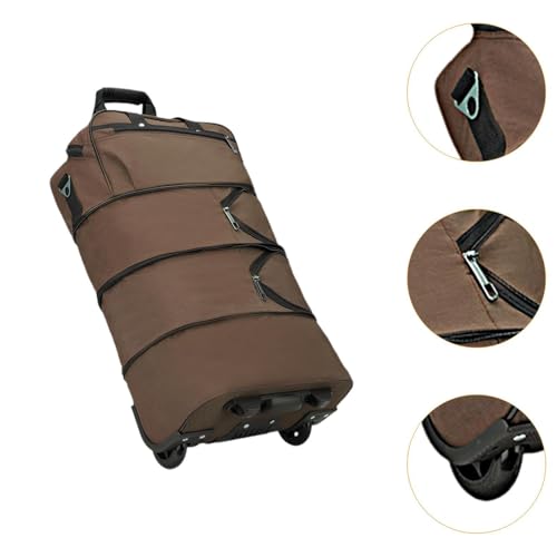 Handbag Roll Duffel Handbag Light Travel Storage on The Luggage Organizer for Luggage Organizer for Traveling Outdoors, Brown2