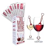 PureWine Red Wand Histamine and Sulfite Filter, Purifier Reduces Wine Allergies, Stir Stick Aerates Wine - Pack of 8