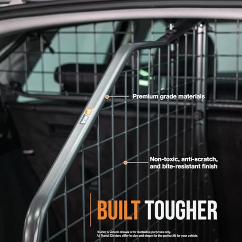Travall Dog Guard & Divider Bundle Compatible with Peugeot 3008 SUV (2016-2024) | Vehicle Specific Trunk Guard & Luggage Barrier Load Separator Heavy Duty Powder Coated Steel Pet Barrier