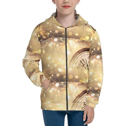 Countdown to 2025 Kids Pullover Hoodies Boys Zip Up Sweatshirts Girls Athletic Clothes with Pocket3