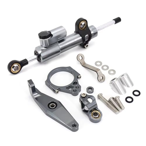 �X�e�A�����O�X�^�r���C�U�[ Compatible With Yamaha For MT09 For SP 2021 2022 2023 �I�[�g�o�C�X�e�A�����O�X�^�r���C�Y�_���p�[�n���h���o�[�X�^�r���C�U�[�u���P�b�g�A�N�Z�T���[�ƌ݊�������(Gray)