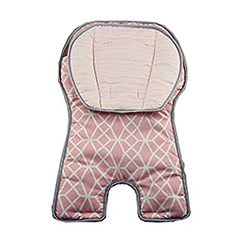 Image of Replacement Pad for Fisher-Price Space-Saver Highchair - GDK25 ~ Deluxe Model ~ Pink Gemstone Print ~ Replacement Seat Cushion and Infant Support