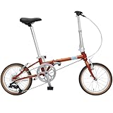 DAHON INTERNATIONAL (ダホンインターナショナル) Boardwalk 16（ボードウォーク 16）フォールディングバイク 16インチ ７段変速 Matt Teracotta