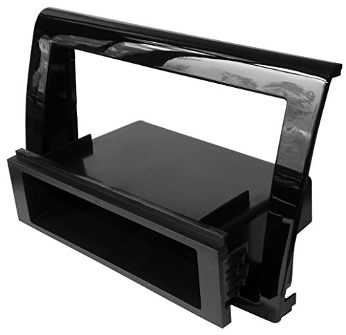 AERZETIX: Mascherina telaio adattatore 1 e 2DIN copertura in plastica stampata per il cambio sostituzione dell'autoradio originale con un radio standard per veicoli automobile