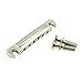 Kluson USA Aluminum Stop Tailpiece With Steel Studs Chrome