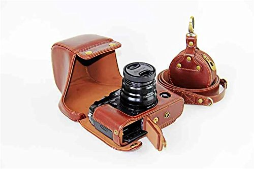 X-Pro2 X-Pro 3 Case, BolinuUS Genuine Real Leather Camera Case Bag Cover for Fuji X-Pro2 Fujifilm X Pro2 X-Pro3 XPro3 with XF35mm Lens Bottom Opening Version + Neck Strap + Mini Storage Bag by BolinUS - Used condition - Image 4