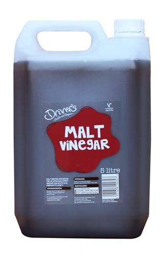 Drivers Malt Vinegar 5 Litre Catering Pack | Traditional British Vinegar for Fish & Chips Cooking & Pickling