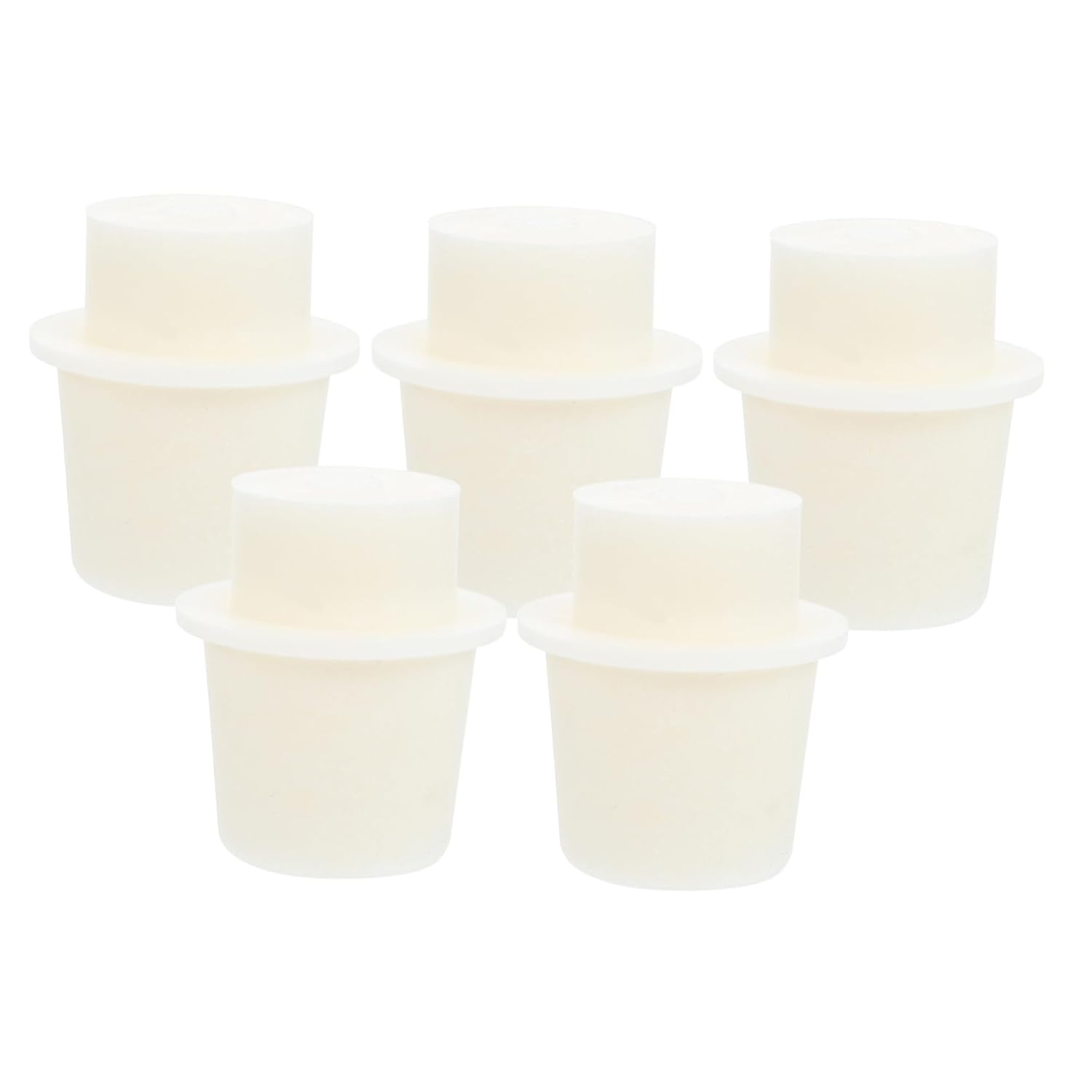 5Pcs Erlenmeyer Flask Stopper Conical Silicone for Experiment