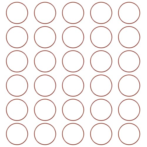 MECCANIXITY VR[OO 49mm ID 53mm OD 2mm  gbN VMQ V[OKXPbg p 50A f[^[ zǃRvbT[ ֌ ouCp (bh 30pbN)