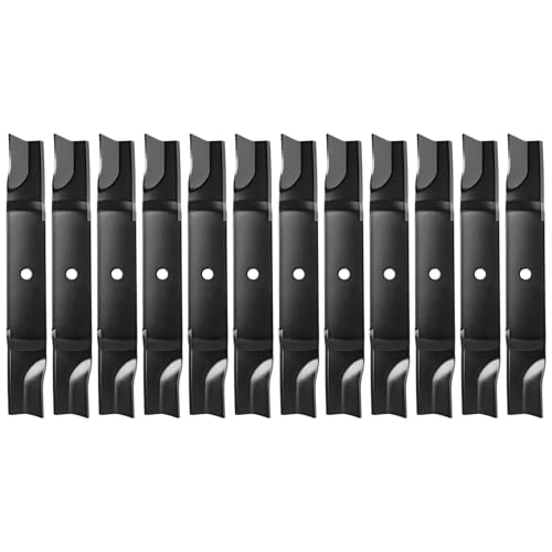942-04415 Mower Blades for 60 Deck Compatible with C ub Cad et Tank 60 M60 Z-Force L60 S60 Pro Z 160 560 760 960 T roy-Bilt Mustang XP60 C raftsman Z8600 Replaces 98-071 742-04415 12 Pack