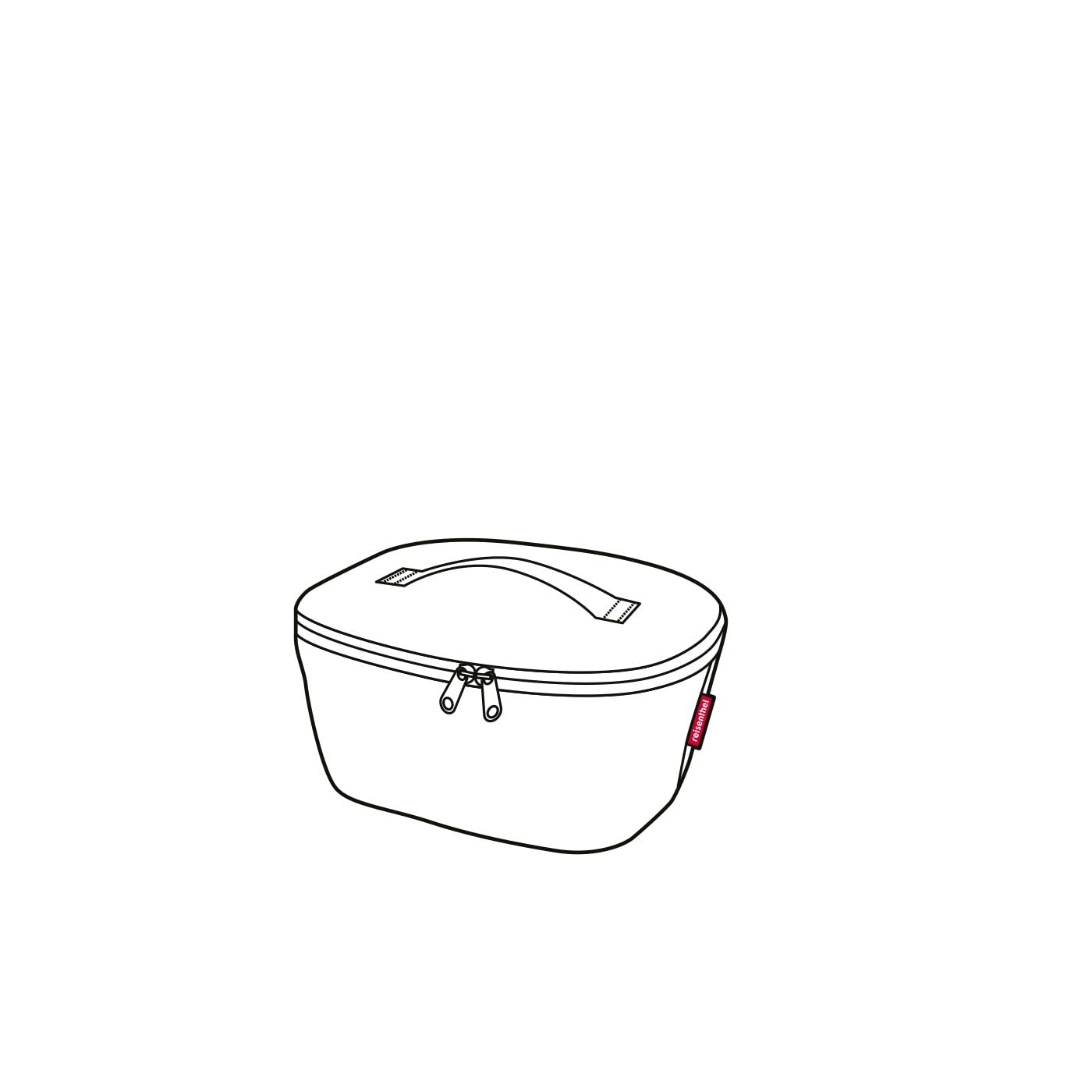 reisenthel coolerbag S Pocket Twist torba chłodząca z materiałem wierzchnim z przetworzonych butelek PET – idealna na obiad w podróży, kolor: niebieski