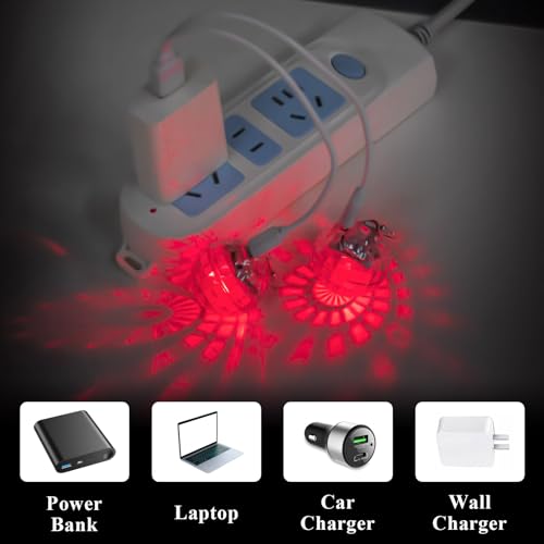 [2-Pair] Fun Disco Ball Earrings, 16 Modes Rechargeable LED Light Up Earrings & 25mm Mirror Ball for Women 70s 80s Disco Party Dance Dress Halloween Costumes Festival Outfits Rave Accessories4