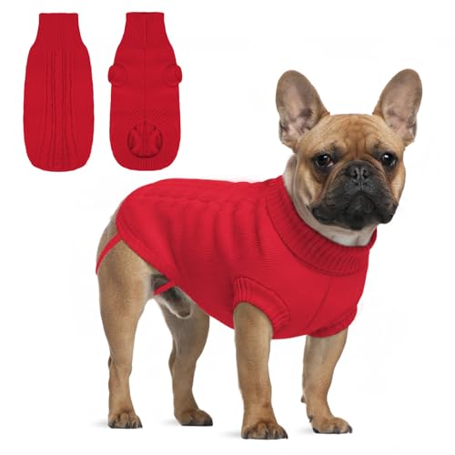 Knitted Dog Sweater for Small to Large Girl Boy Dogs