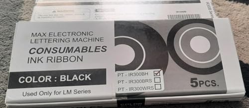 Max Ink Ribbon Cassette LM-IR300B for MAX Lettering Machine LM-370/380/390 Black, 50M {1Box = 5pc} - Image 3