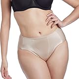 CUPID® 2 Pair Contour & Define Light Control Waistline Hi-Cut Brief with Tummy Panel (2108) L Beige